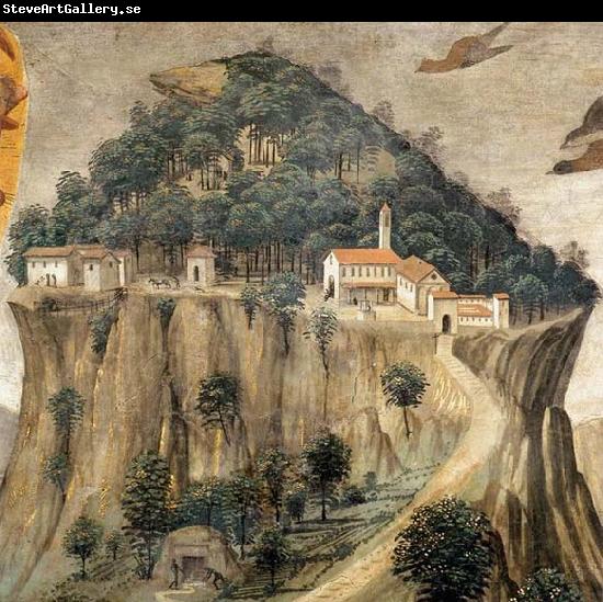 GHIRLANDAIO, Domenico Stigmata of St Francis detail